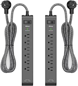 2 Pack Surge Protector Power